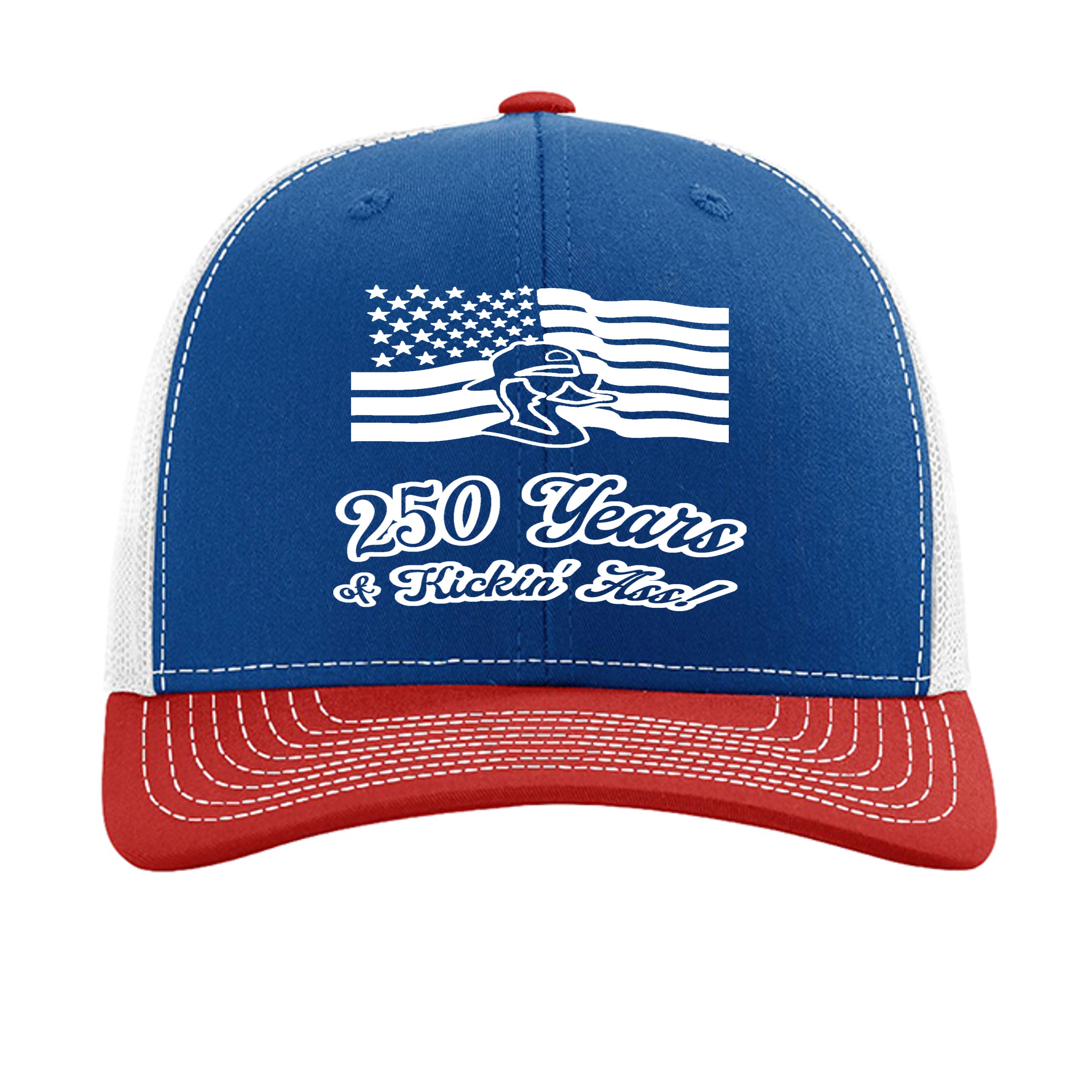 Royal/ White/ Red - 112 - FRONT