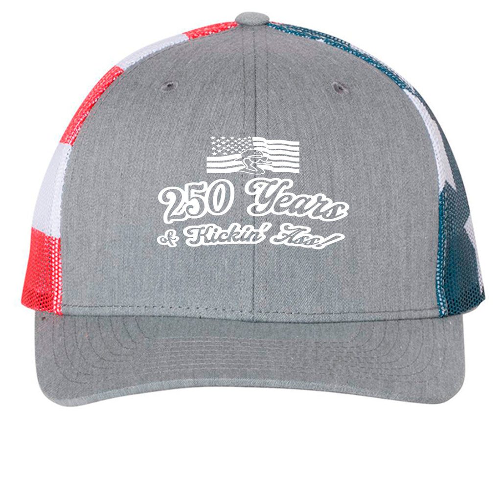 Heather Grey/ Flag - 112PM - FRONT